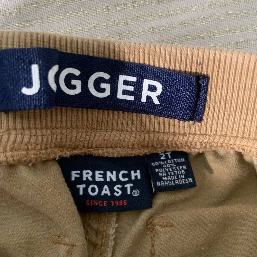 Toddler Boys Khaki Joggers and Jeans Bundle